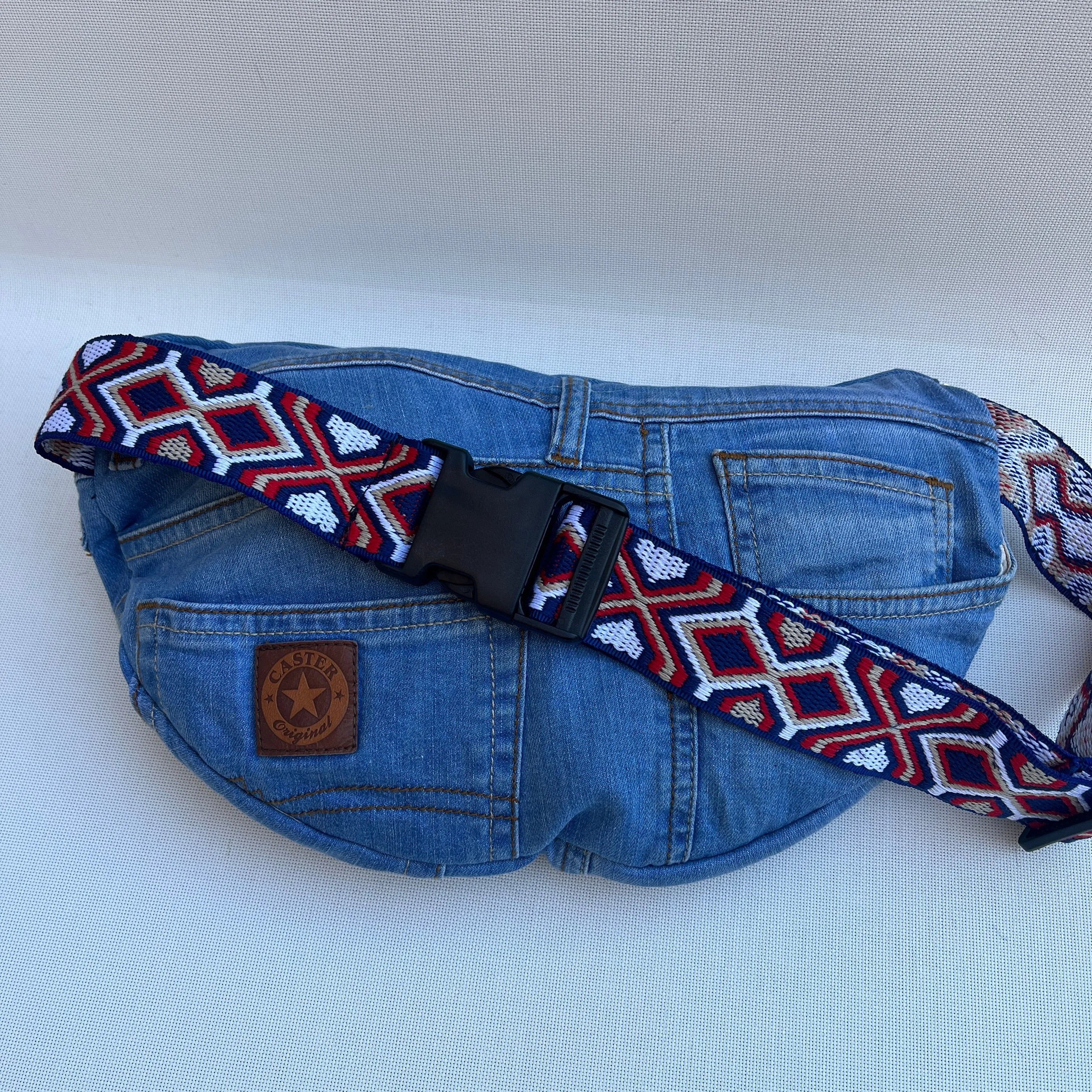 Maxi Retro Chic  Jeans Recycled  · Edición Limitada · Pieza nica Núm. 12791
